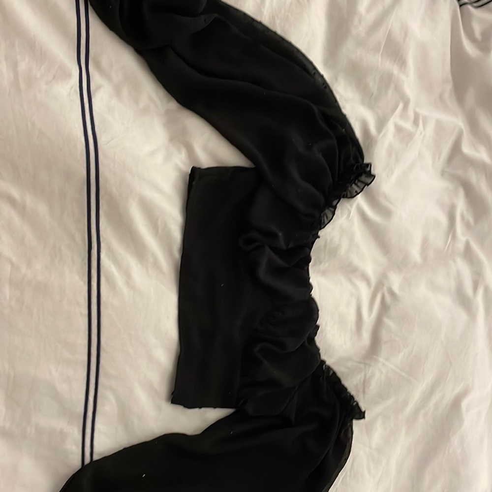 Cute Lacey top black
